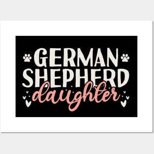 German Shepherd Daughter Gift Posters and Art